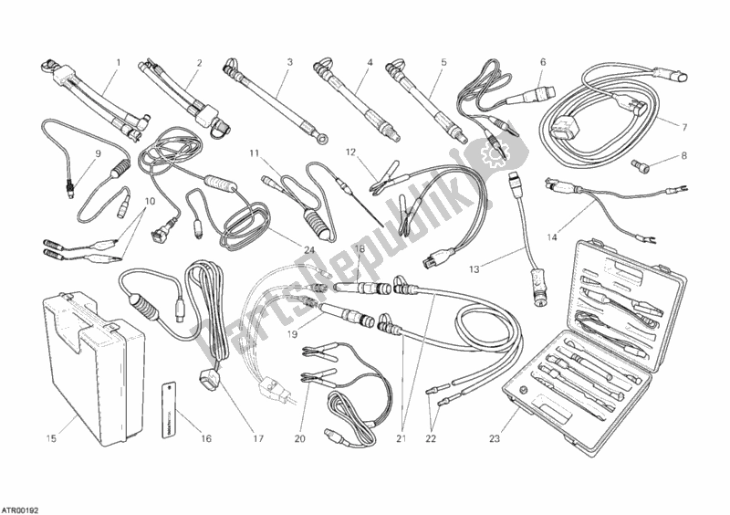 Toutes les pièces pour le Instrument De Contrôle De Pression du Ducati Streetfighter S 1100 2010